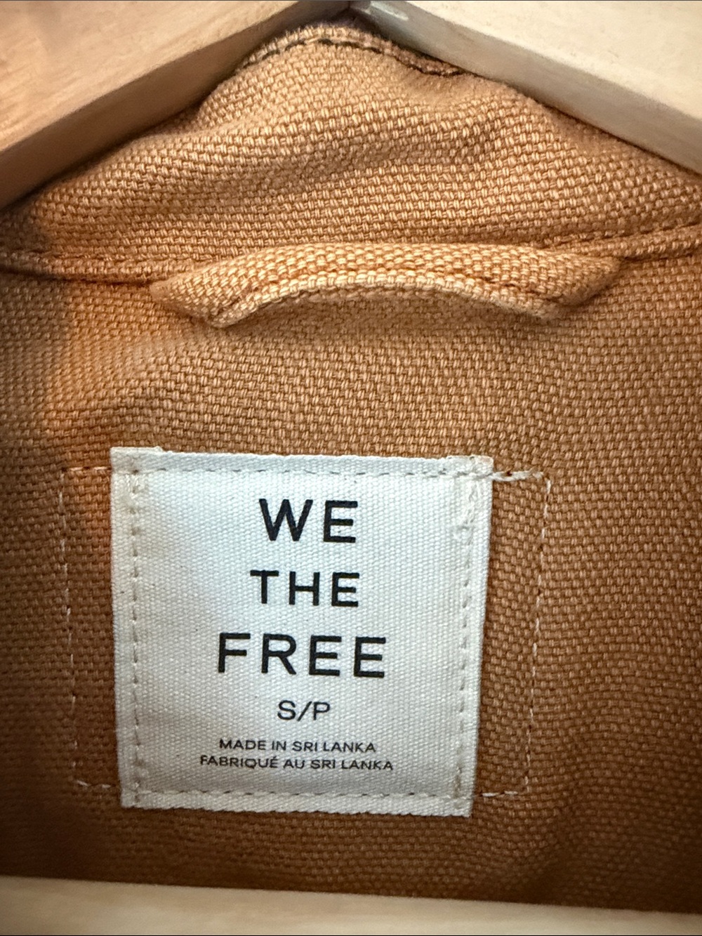 NWT We The Free Lemon Denim Jacket in Meerkat - Picture 2 of 8